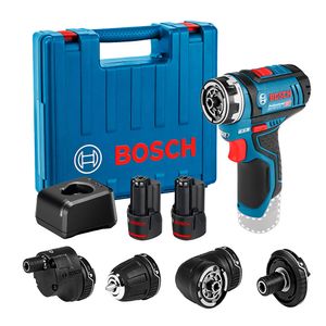 Taladro atornillador Bosch GSR 12V-15 FC 12V 2 baterías y maletín