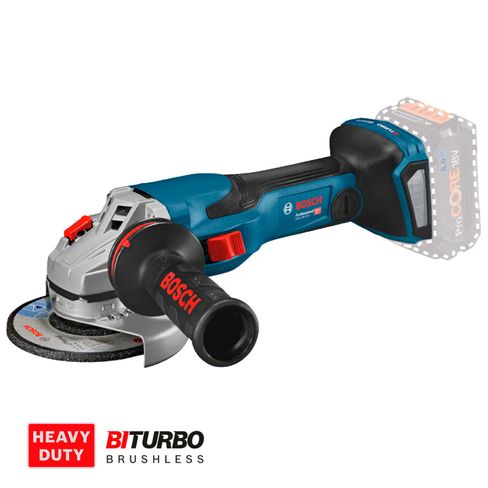 Amoladora angular inalámbrica de 5" Bosch GWS 18V-15 C 18V SB