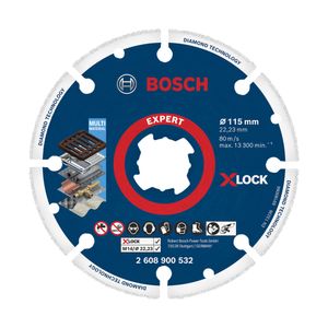 Disco Diamantado Bosch EXPERT para Metal 115mm X-Lock