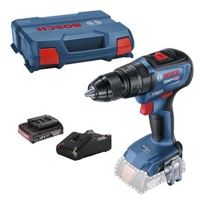 Taladro atornillador inalámbrico Bosch GSB 18V-50 1 batería y maletín