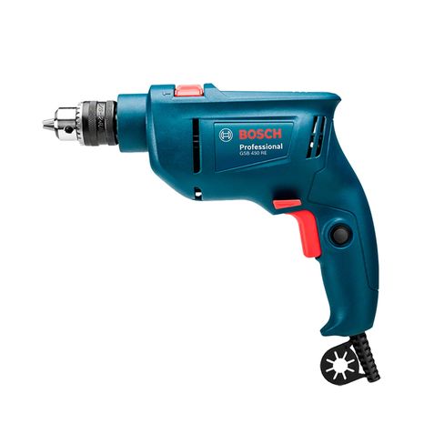 Taladro percutor 3/8" Bosch GSB 450 RE 450W 220V con 3 brocas