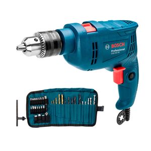 Taladro Percutor Bosch GSB 550 RE 550W 220V con 34 Accesorios