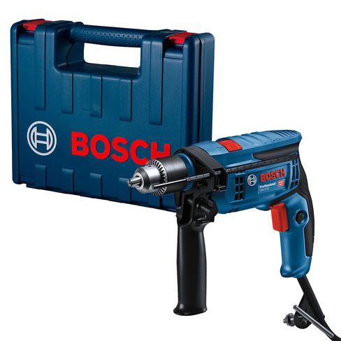 Taladro percutor Bosch GSB 13 RE 750W 220V + maletín