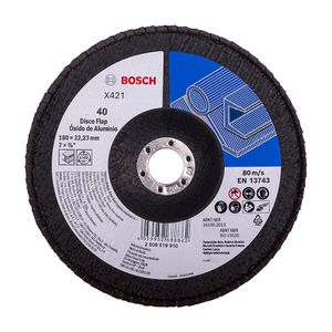 Disco Flap Bosch X421 Óxido Aluminio