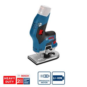 Fresadora inalámbrica Bosch GKF 12V-8, 12V SB